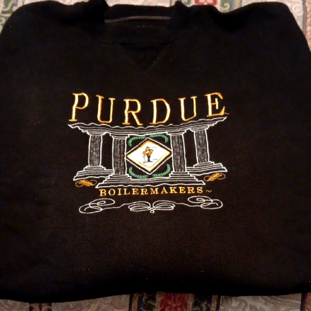 Purdue Boilermakers Black Sweatshirt